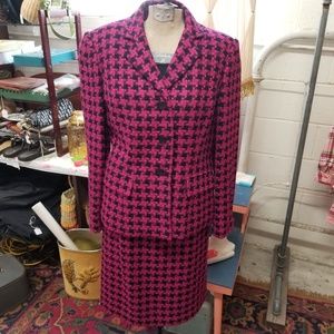 Vintage Kasper & Company ASL 4 Petite Tweed Suit